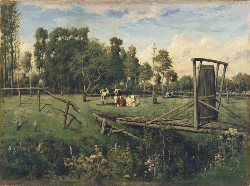 Un pascolo in Normandia - Manchester Art Gallery